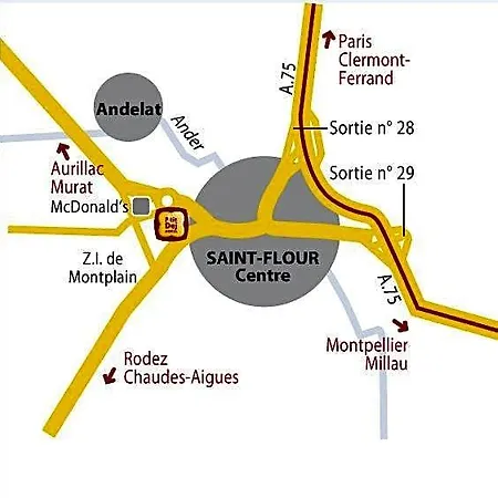 The Originals Access, Saint-flour Hotel